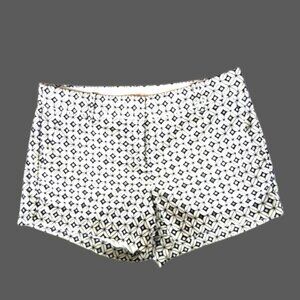 J. Crew Geometric Eyelet Shorts
